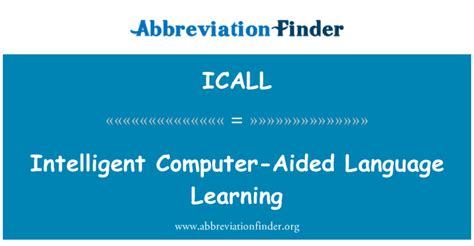 Intelligent Computer Assisted Language Learning 